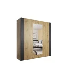 Wardrobe 2D SIGMA Artisan oak / black supermat order